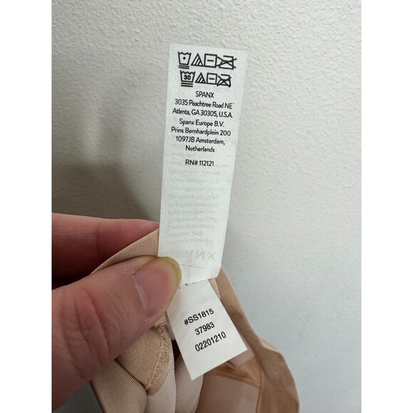 Spanx Medium Oncore Sculpting High Waisted Brief Soft Nude Body Shaper Slimming - Picture 11 of 13